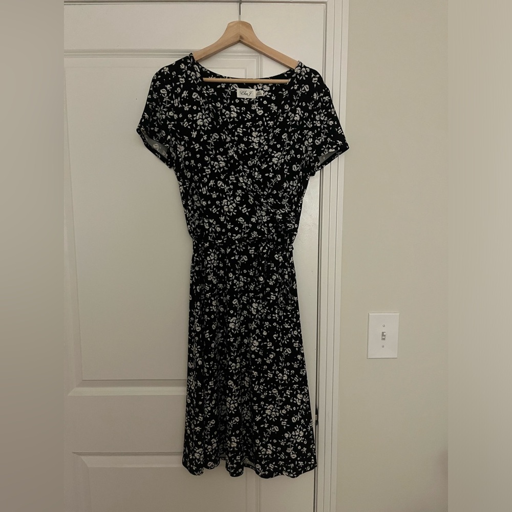 Eliza J Floral Wrap Dress